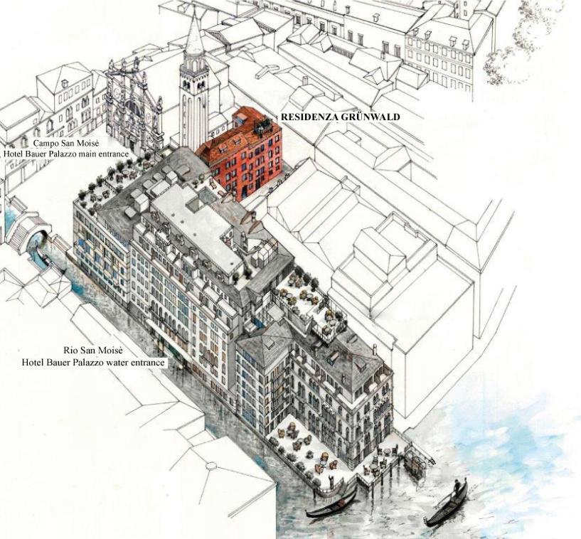 Hotel Residenza Grunwald Benátky Exteriér fotografie